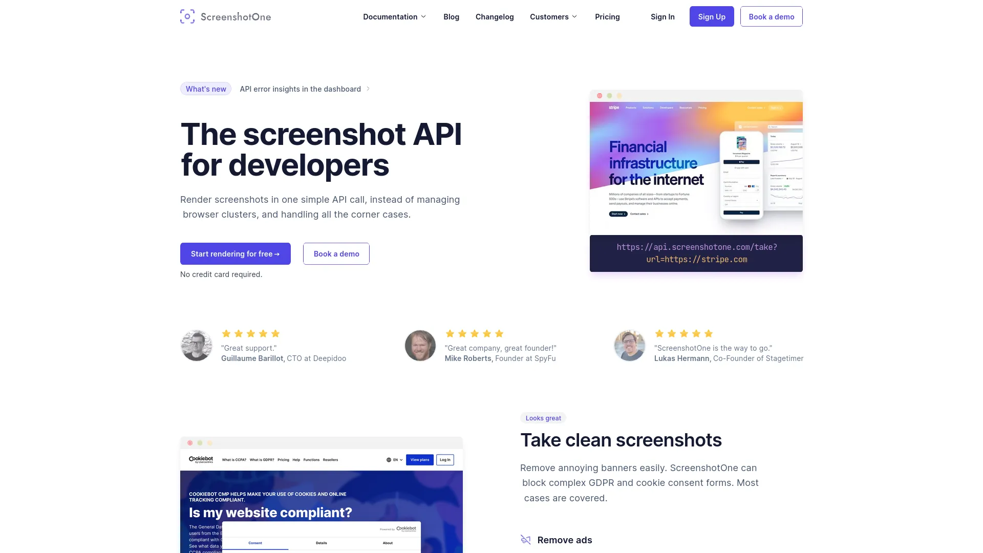 ScreenshotOne — preview screenshot