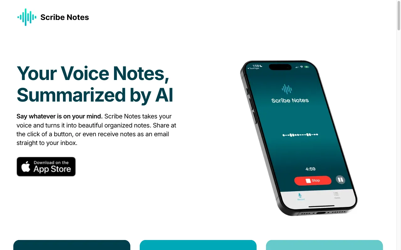 Scribe Notes — preview screenshot