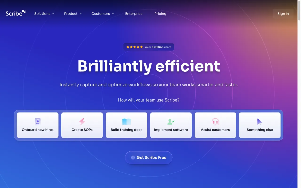 Scribe — preview screenshot
