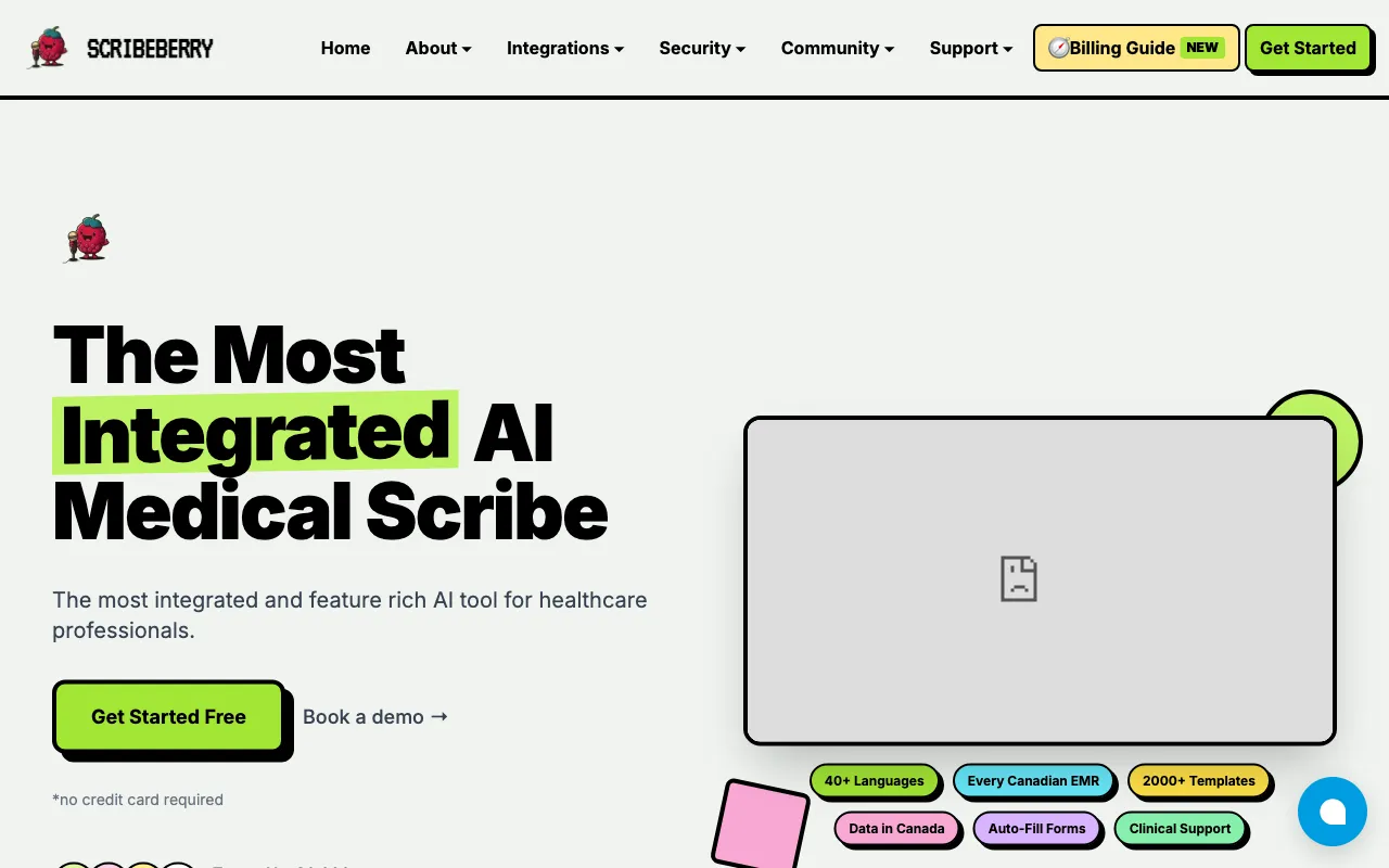 ScribeBerry — preview screenshot