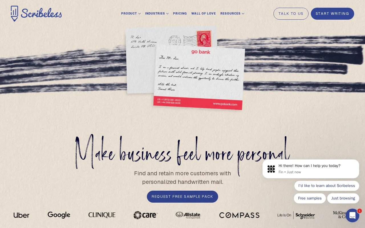 Scribeless — preview screenshot
