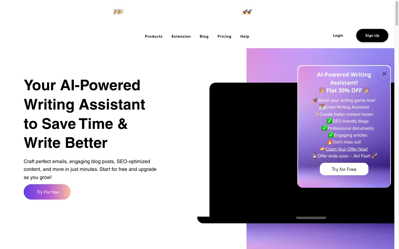 ScriboWriter AI — preview screenshot