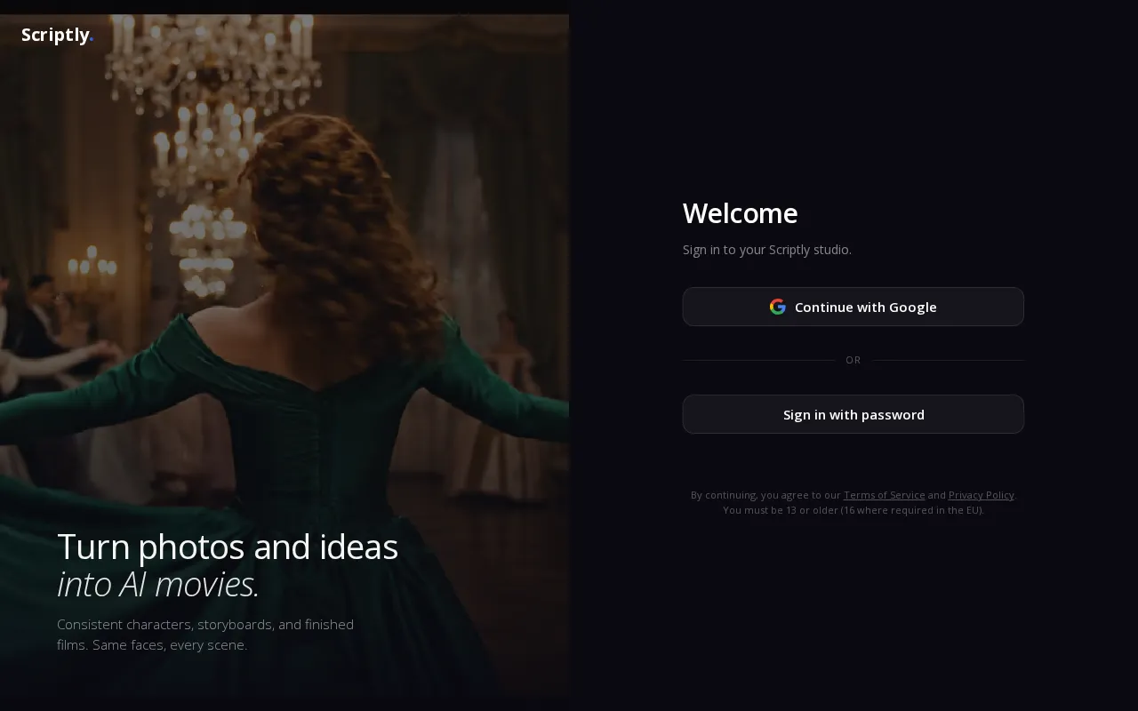 Scriptly AI — preview screenshot