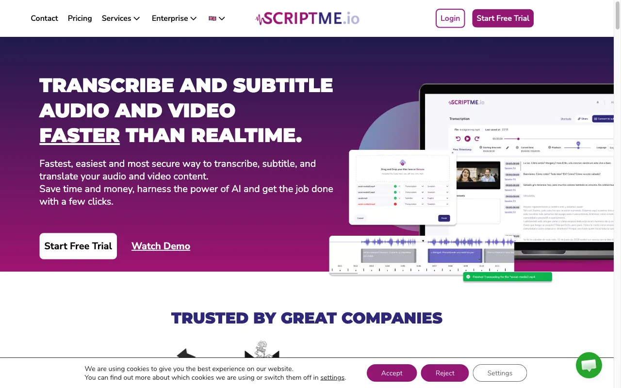 ScriptMe — preview screenshot