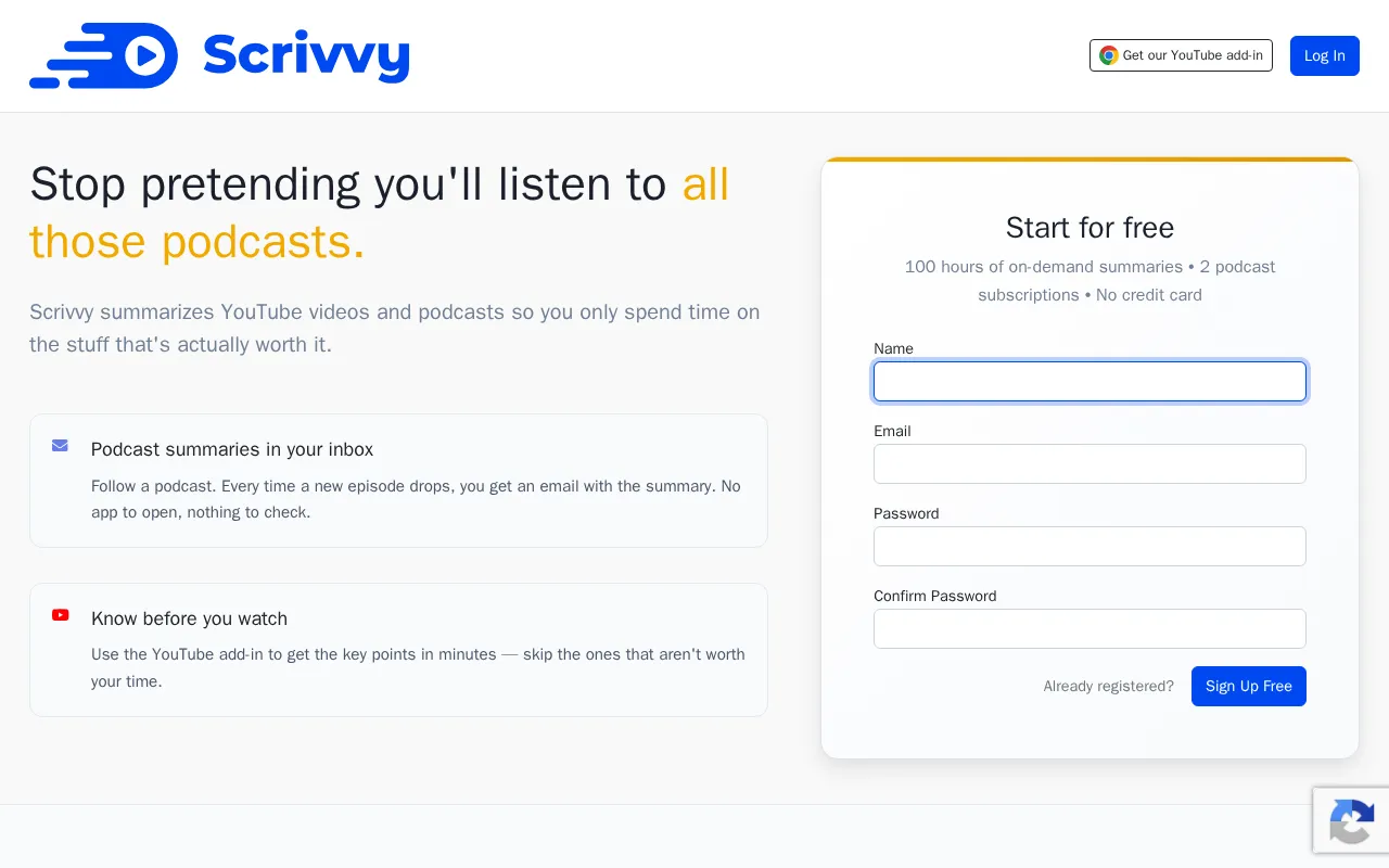 Scrivvy — preview screenshot