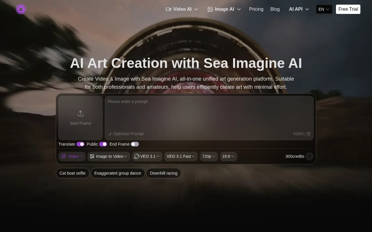 seaimagine.com — preview screenshot