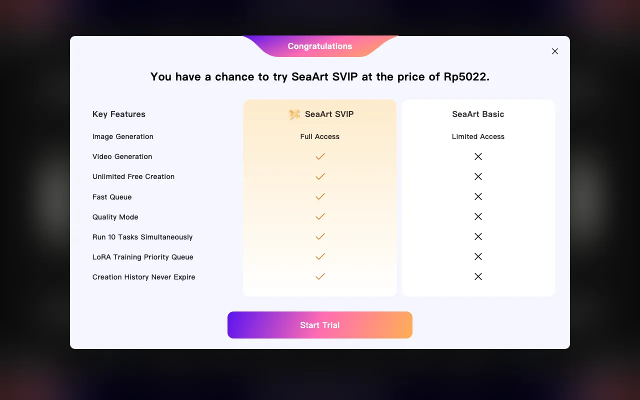 SeaArt AI — preview screenshot