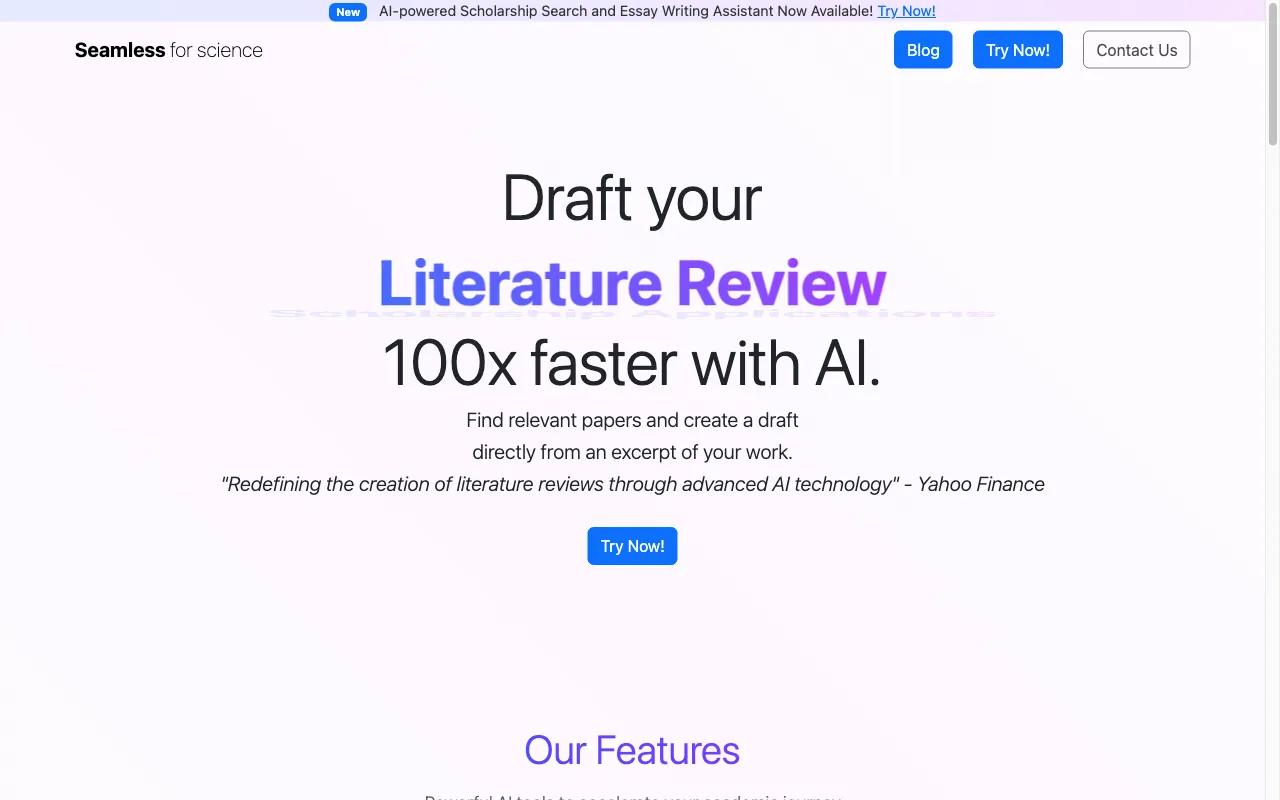 Seamless — preview screenshot