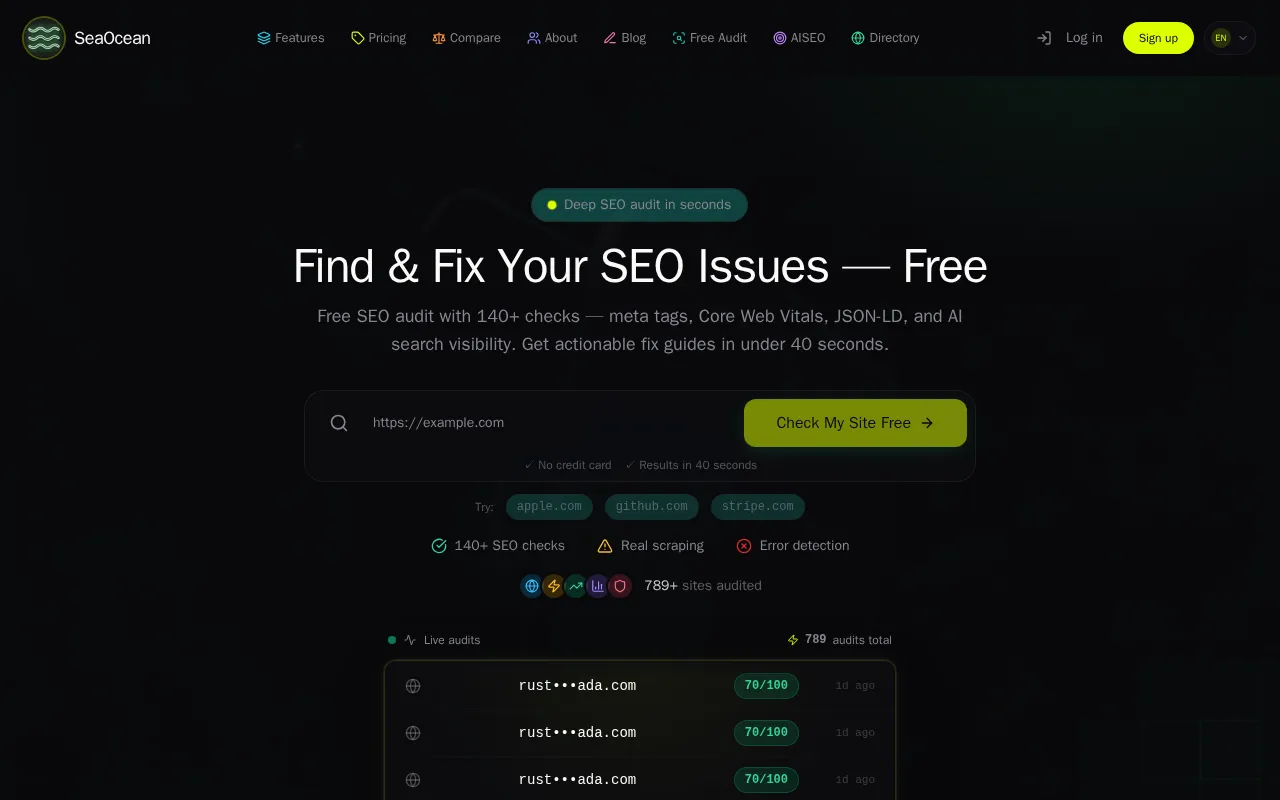 SeaOcean — preview screenshot