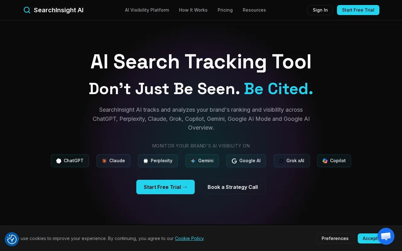 SearchInsight AI — preview screenshot