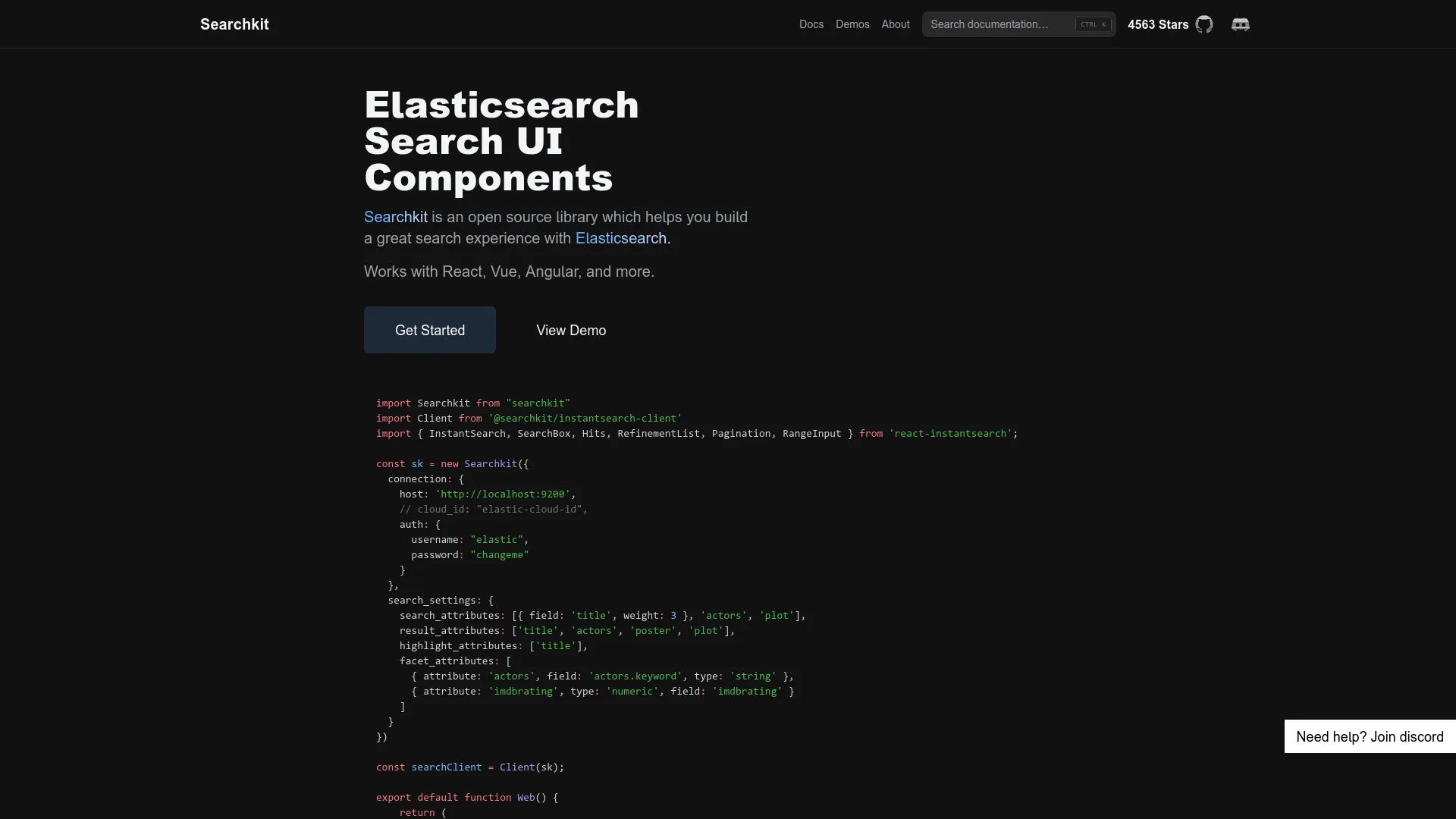 Searchkit — preview screenshot
