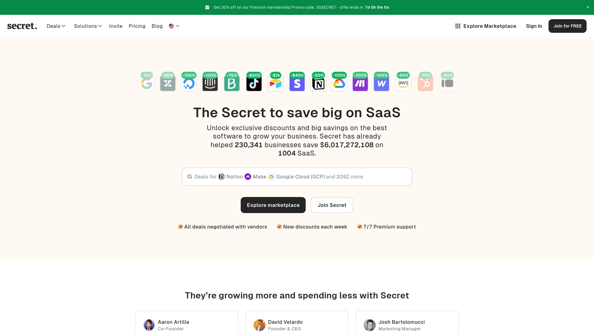 Secret — preview screenshot