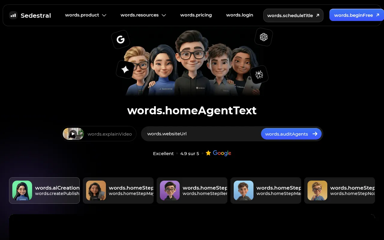 Sedestral — preview screenshot