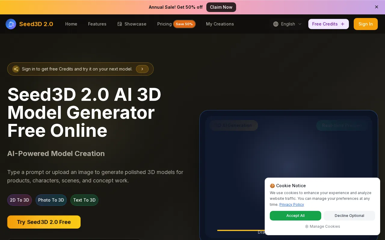 Seed3D 2.0 — preview screenshot