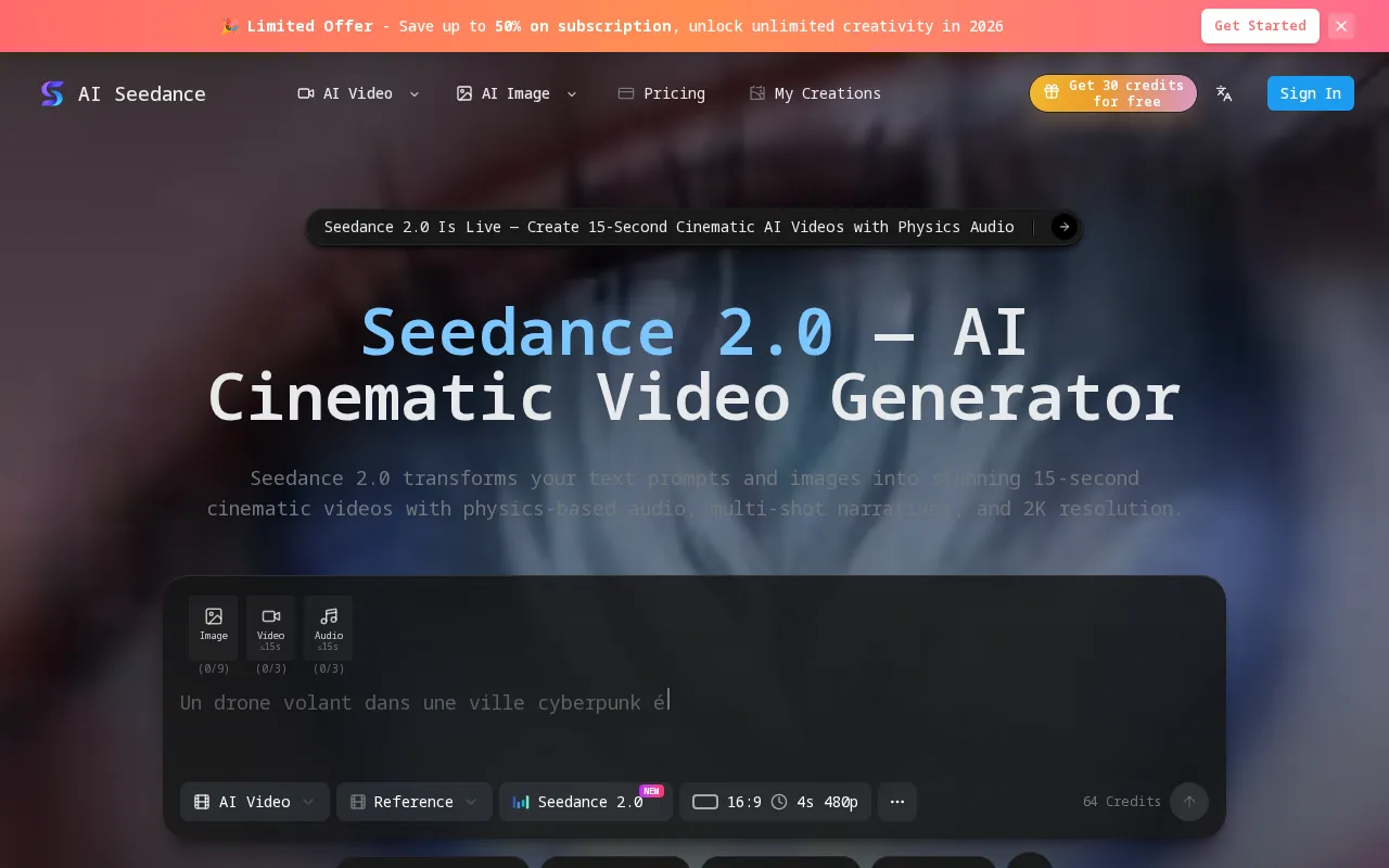 Seedance 2.0 AI -AI Video Generator — preview screenshot