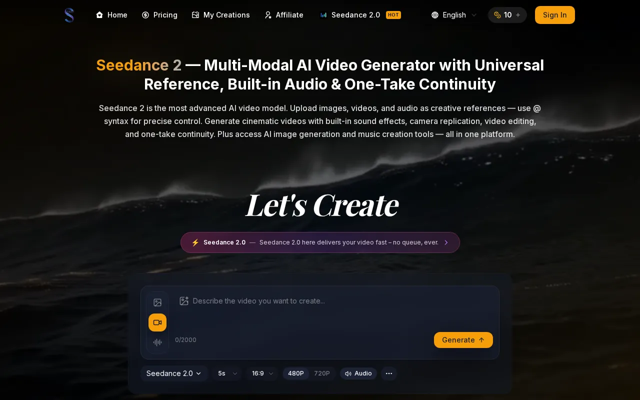 Seedance 2-2 — preview screenshot