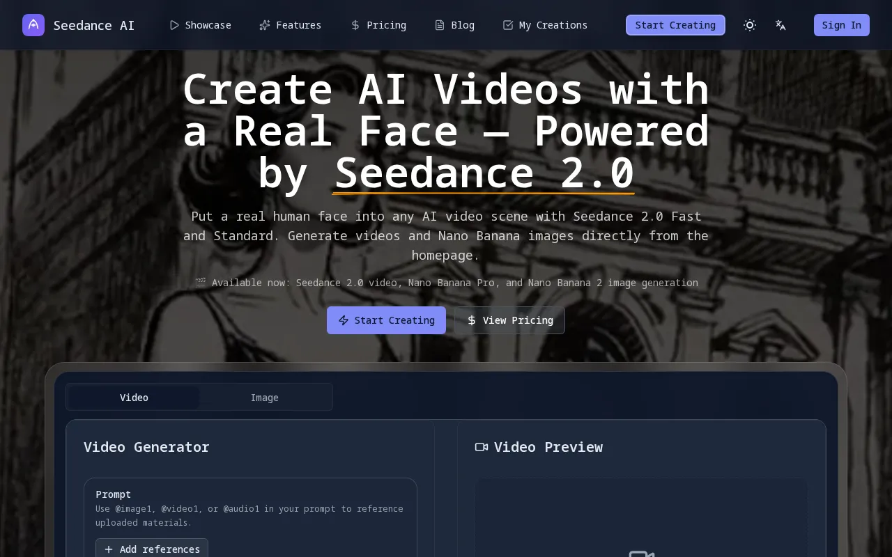 Seedance 2 Cloud — preview screenshot