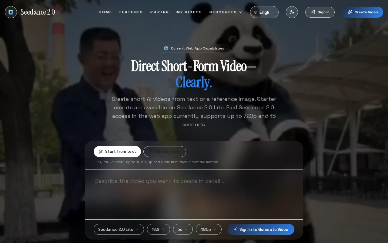 Seedance 2 — preview screenshot