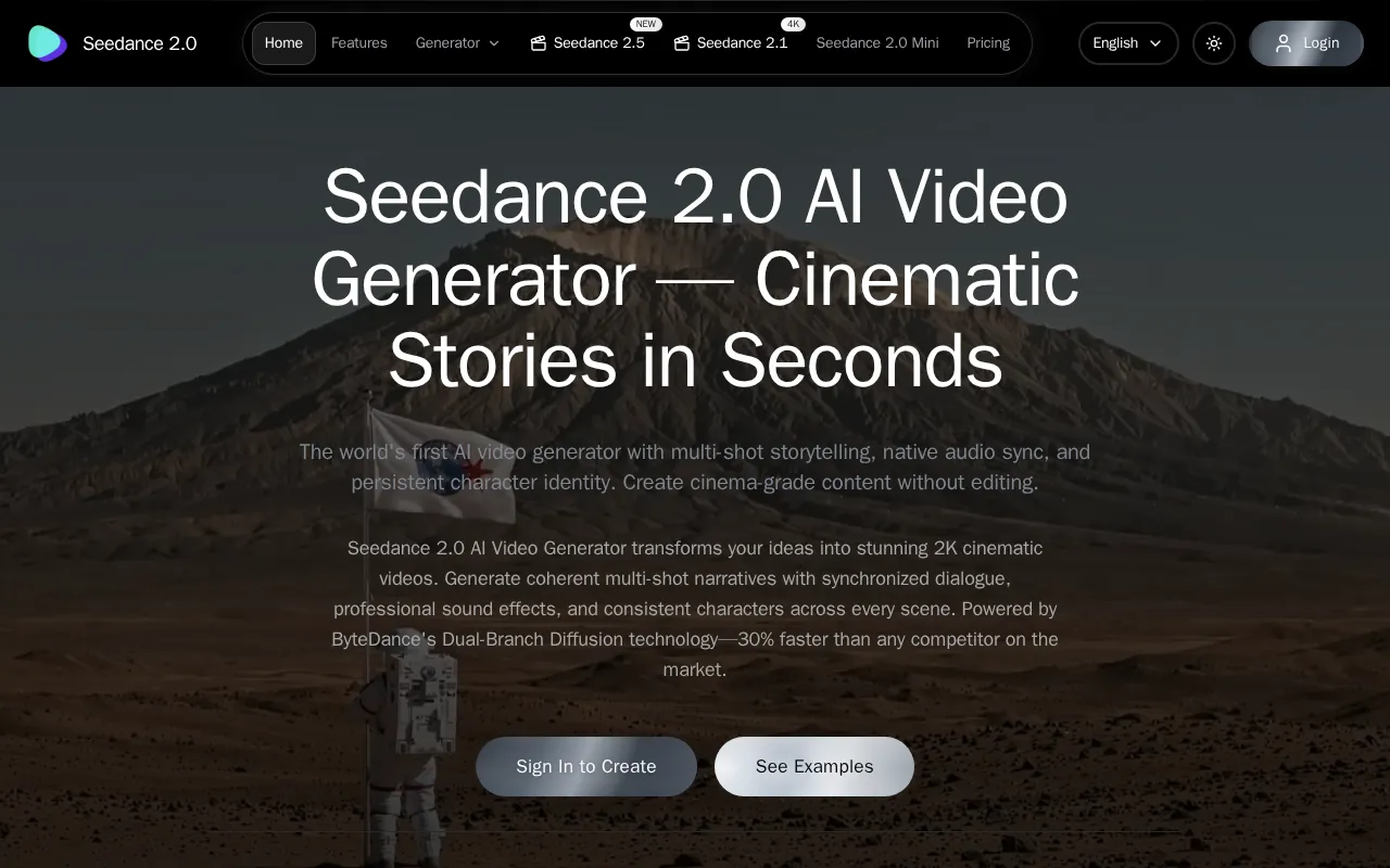 Seedance 2.0 — preview screenshot