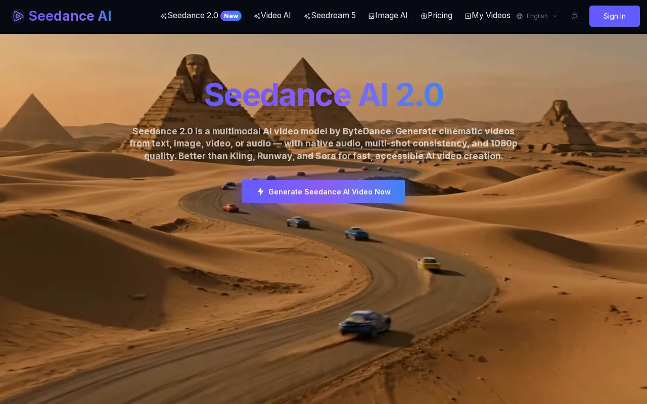 seedance2.org — preview screenshot