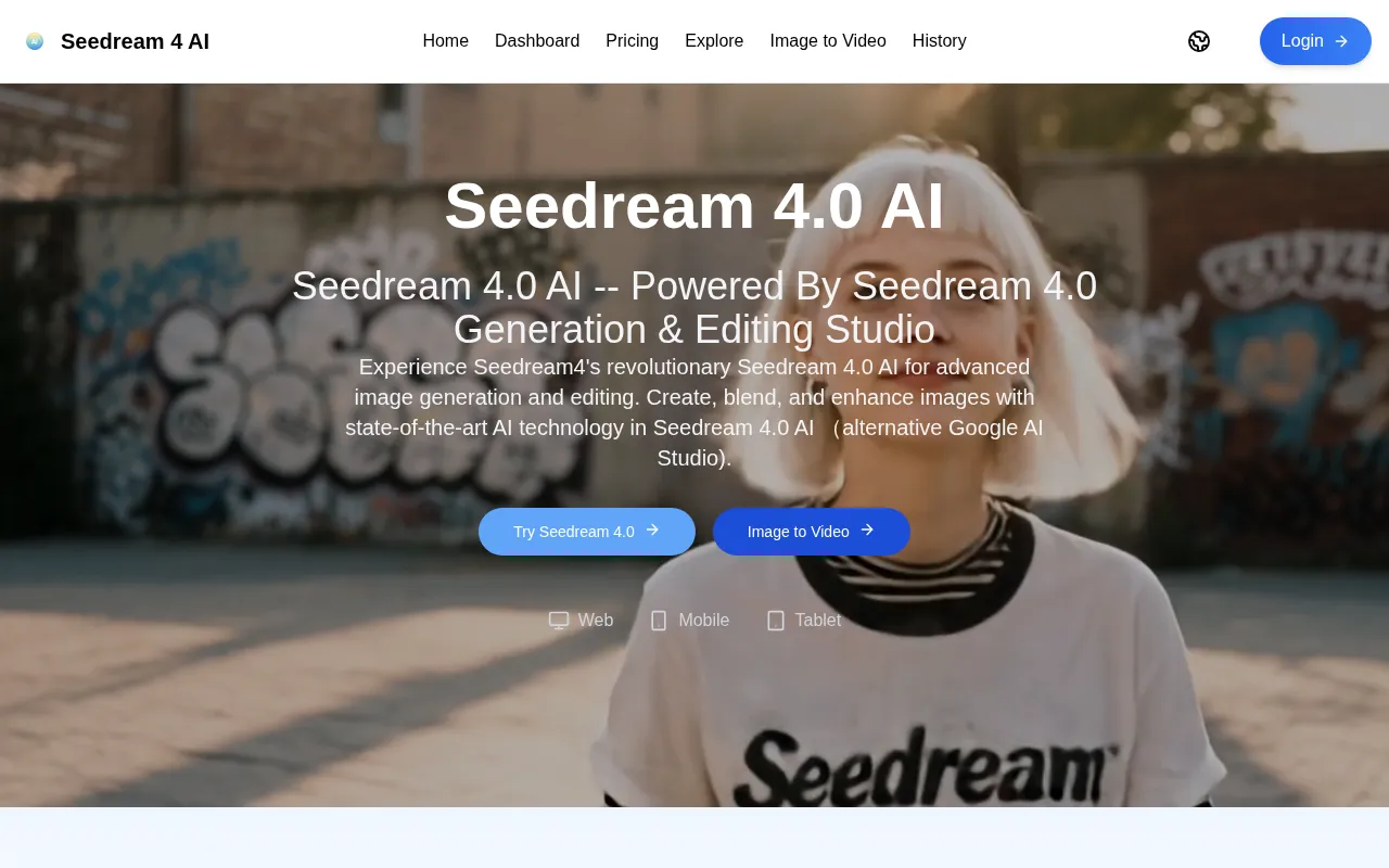 Seedream 4.0 AI — preview screenshot