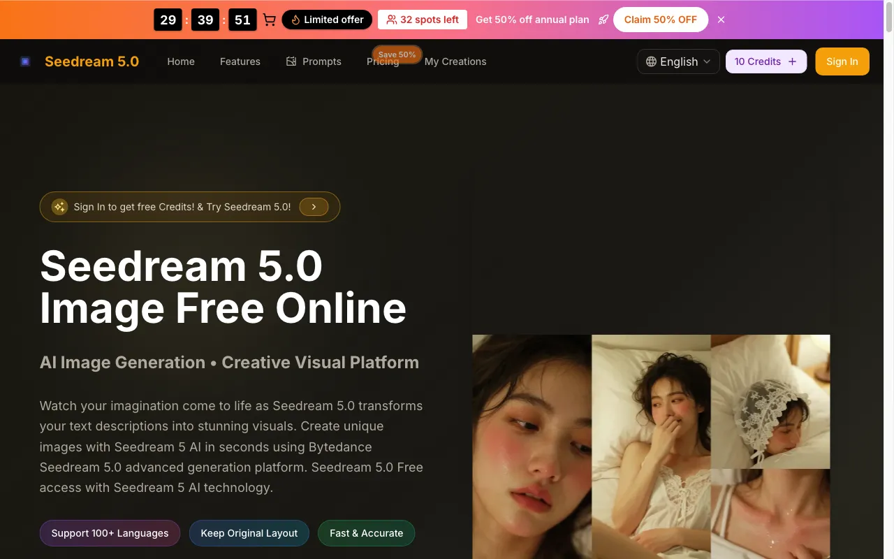 Seedream 5.0 — preview screenshot
