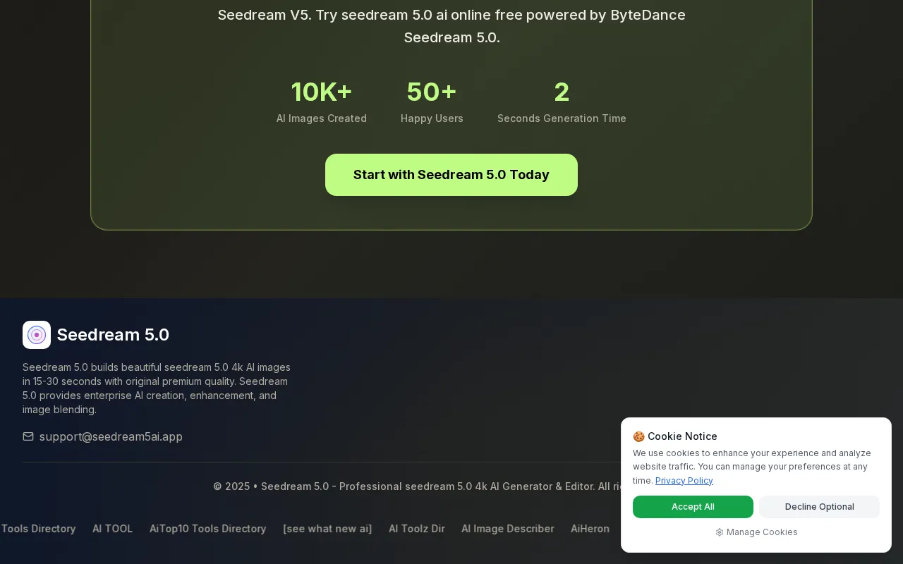 Seedream 5.0 — preview screenshot