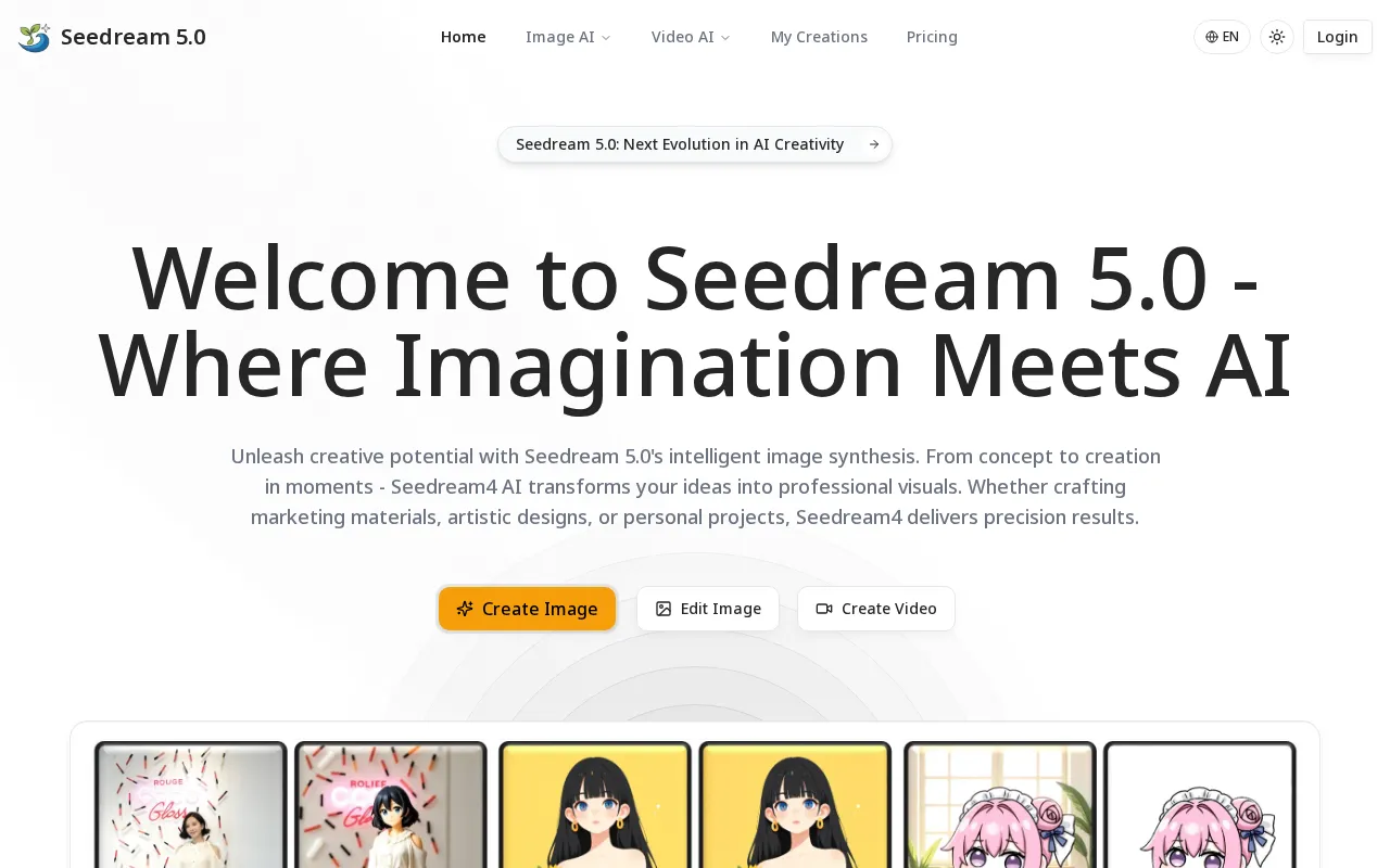 Seedream 5.0 — preview screenshot