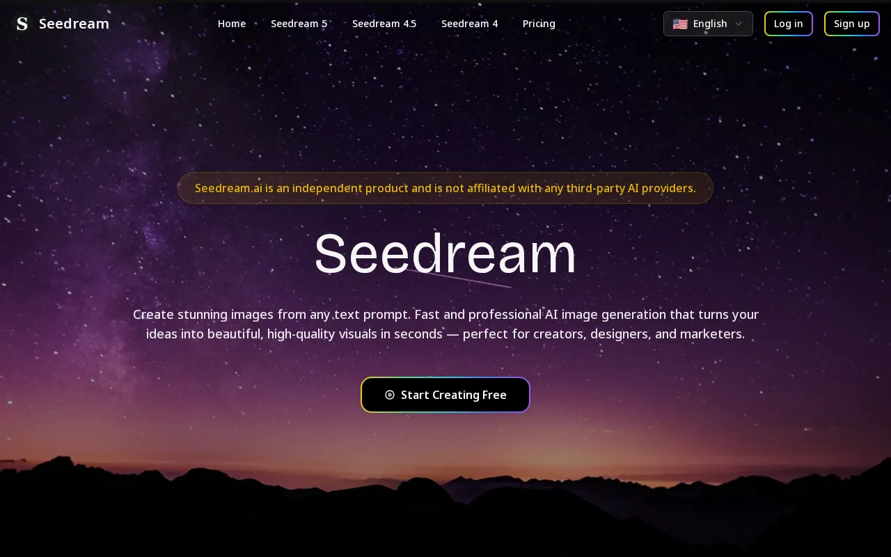 Seedream — preview screenshot