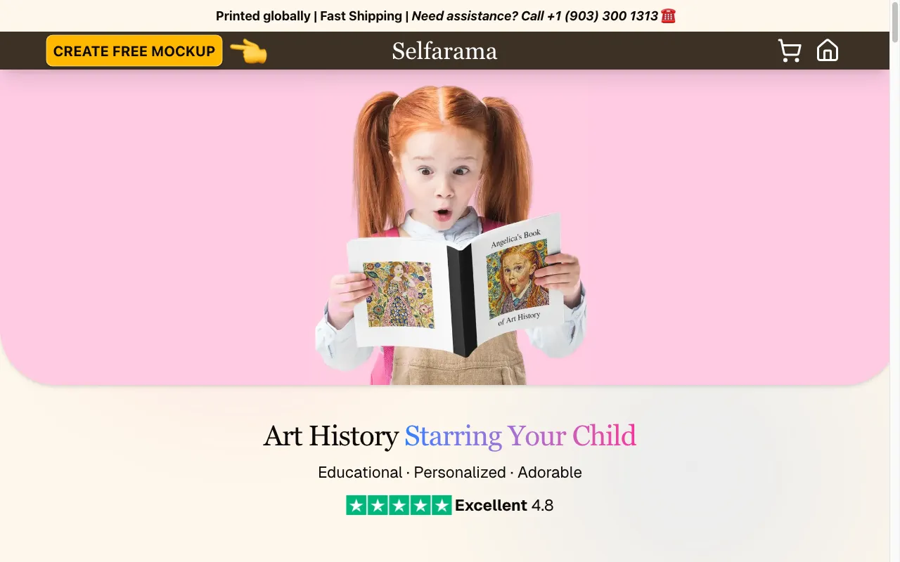 Selfarama Books — preview screenshot