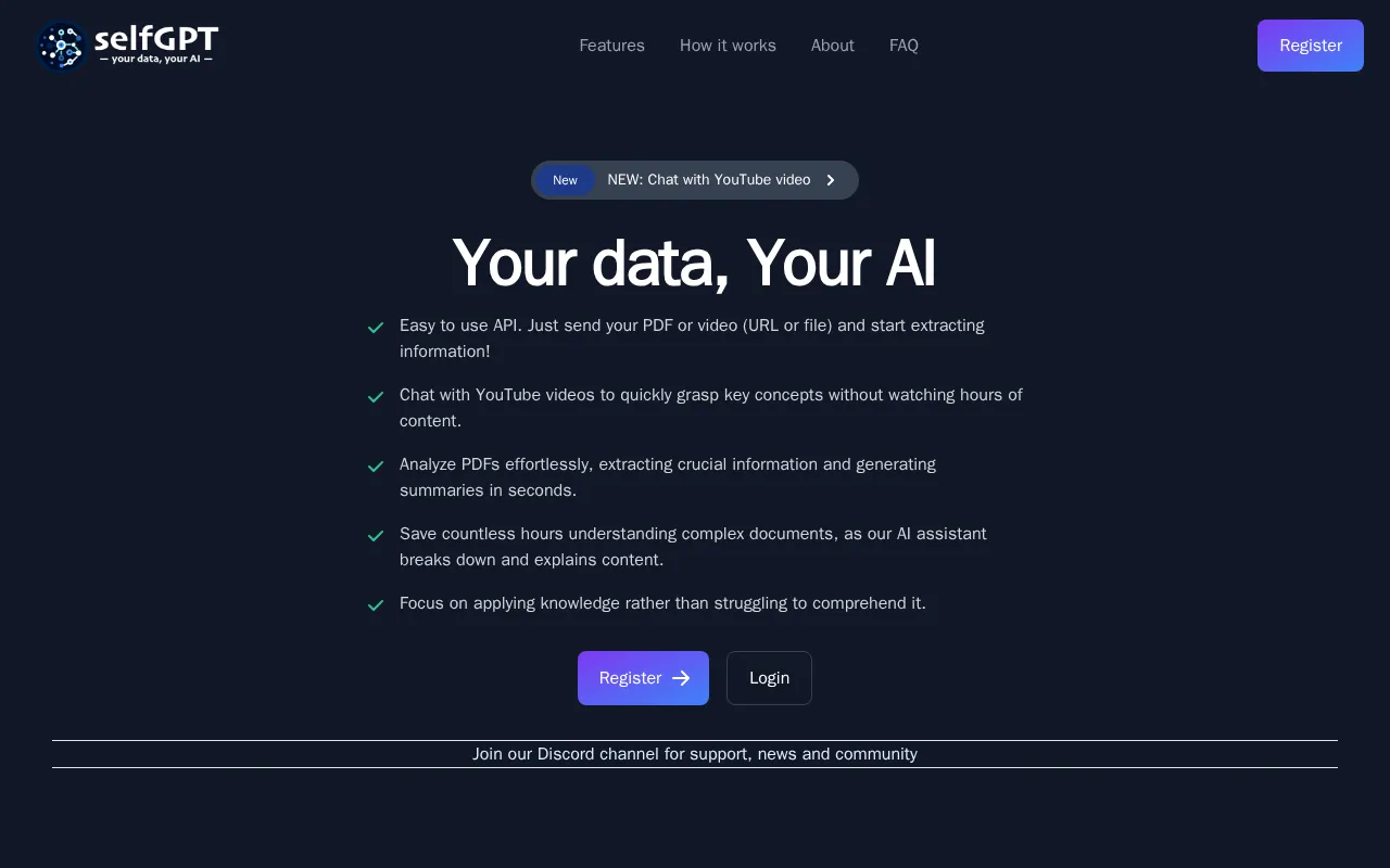 selfGPT — preview screenshot