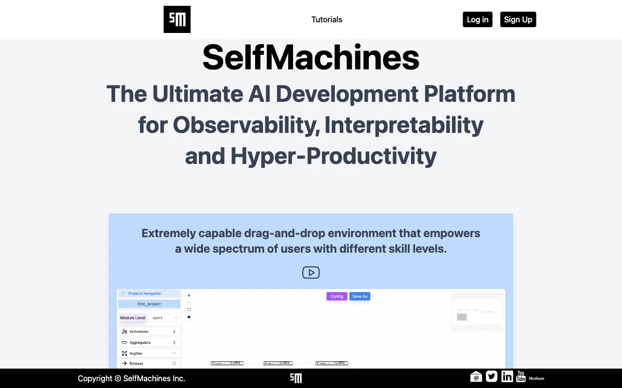SelfMachines Inc. — preview screenshot