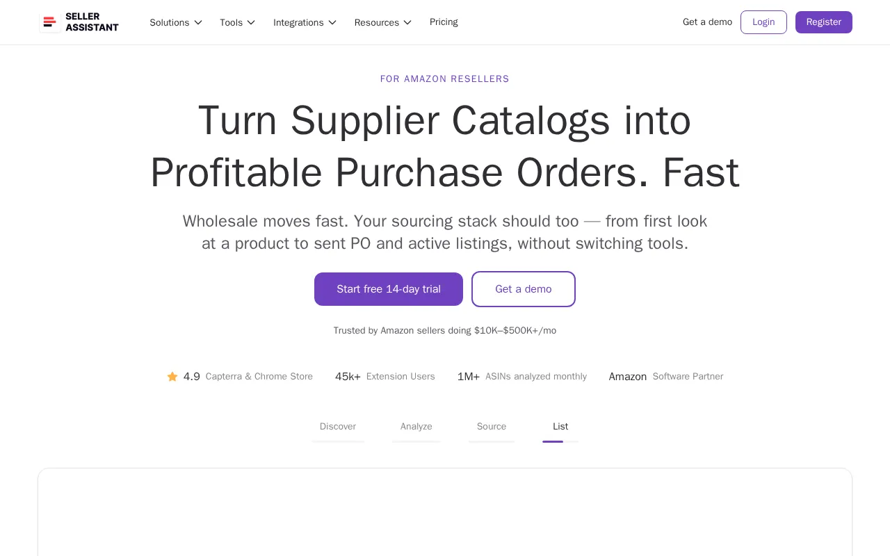 Seller Assistant — preview screenshot