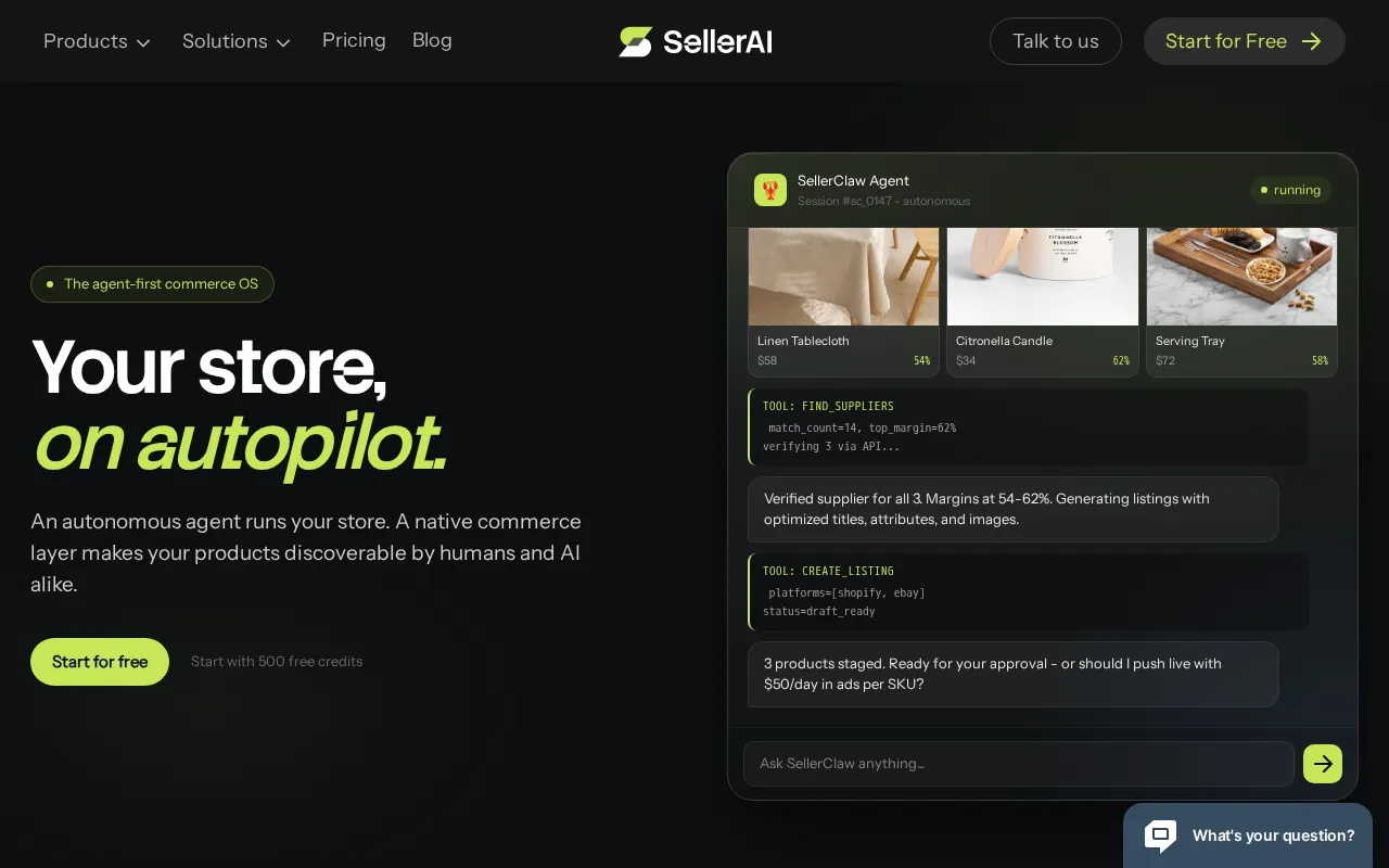 SellerAI — preview screenshot