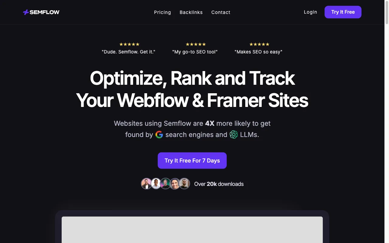 Semflow — preview screenshot