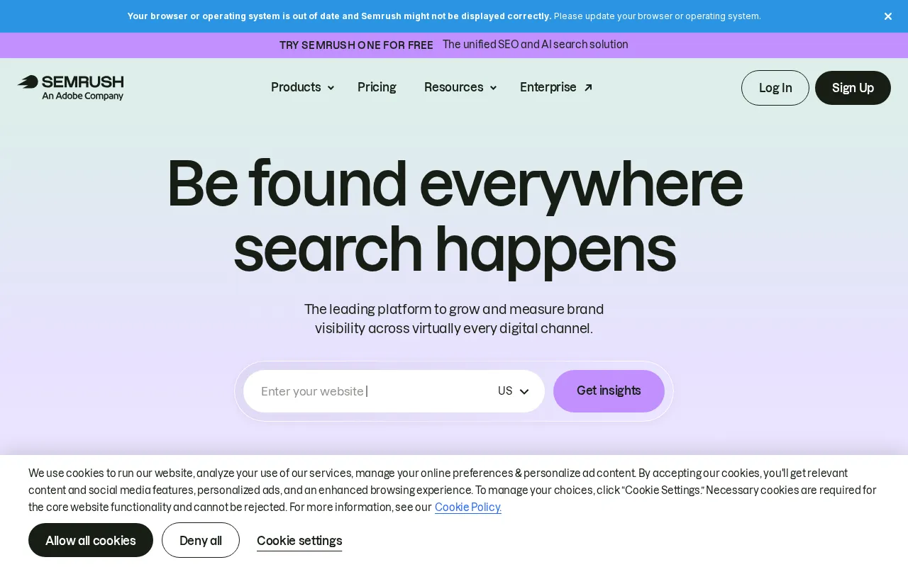 Semrush — preview screenshot