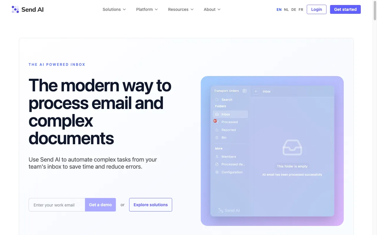 Send AI — preview screenshot