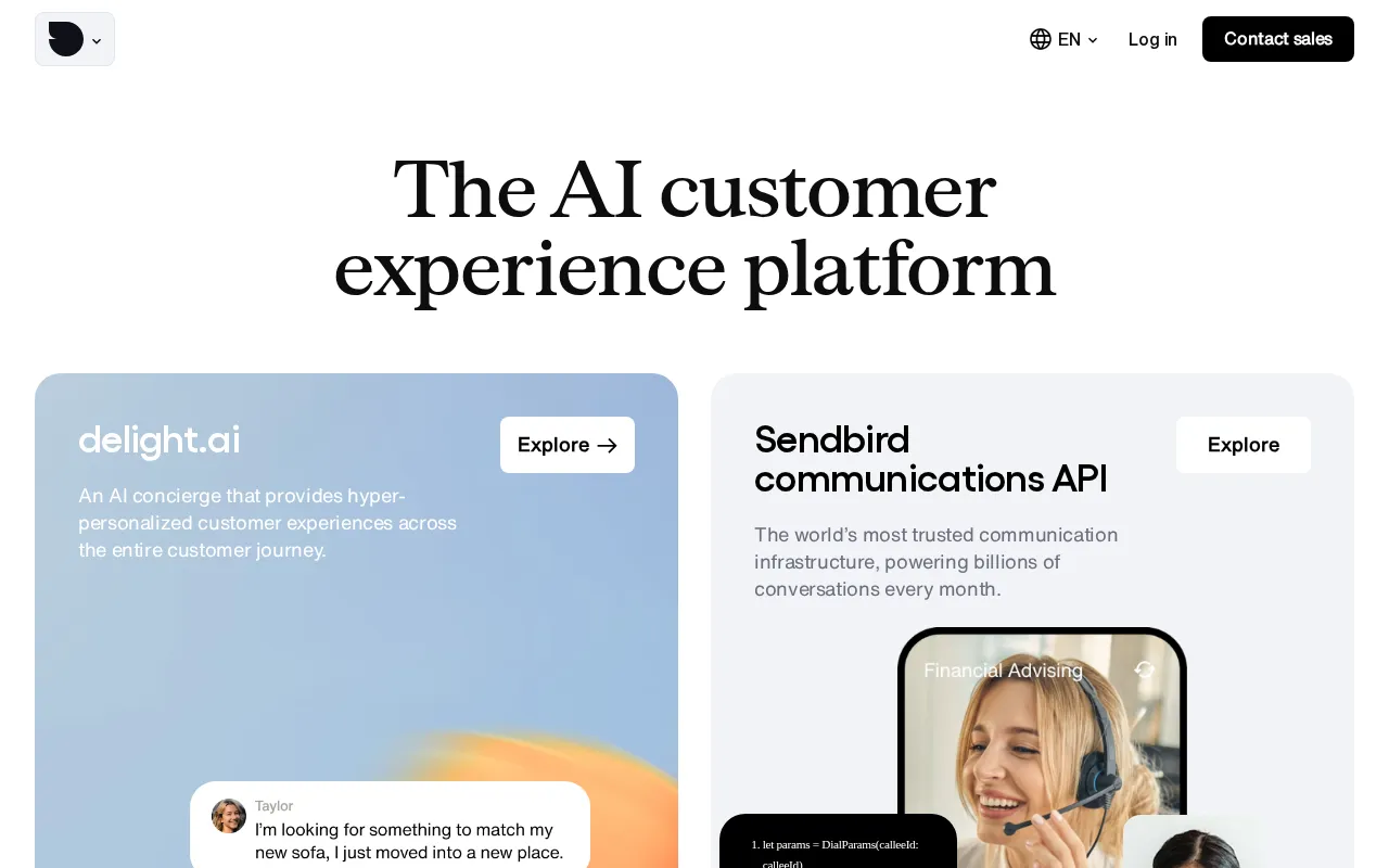Sendbird — preview screenshot