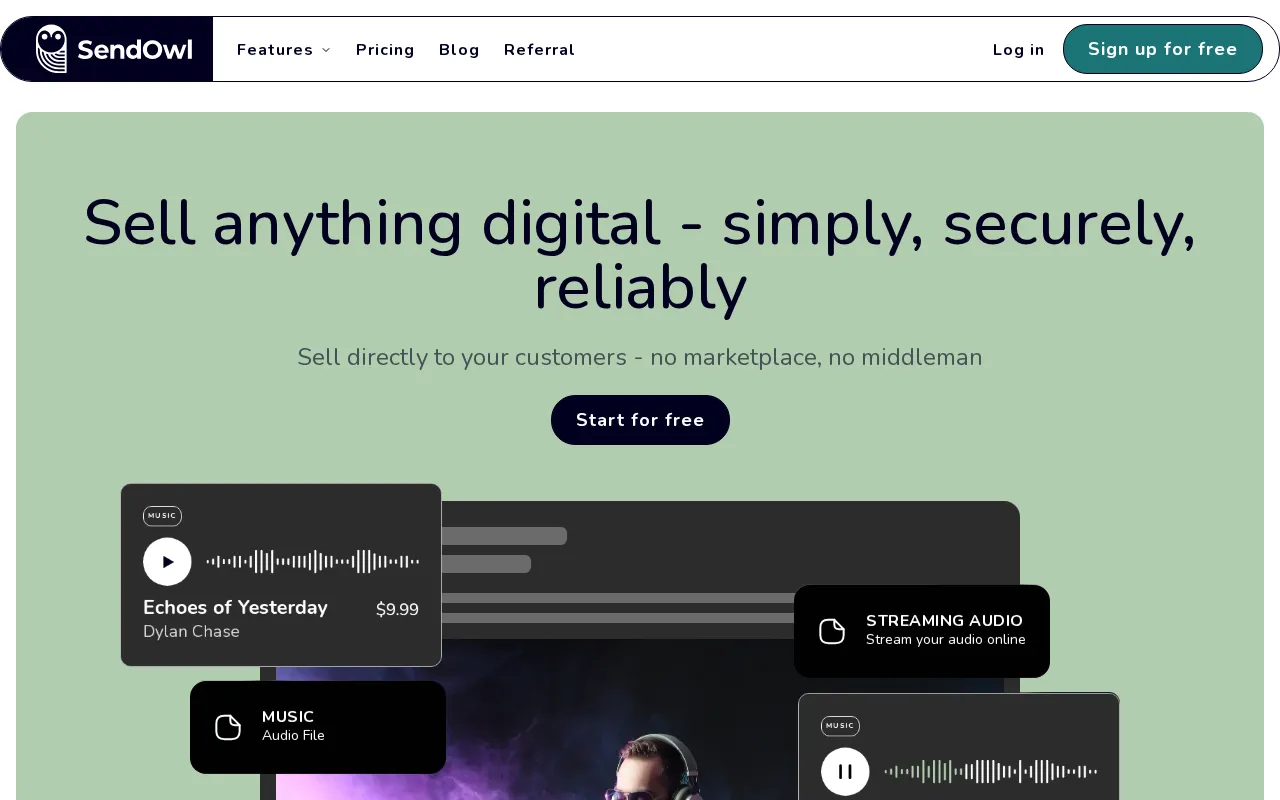 Sendowl — preview screenshot