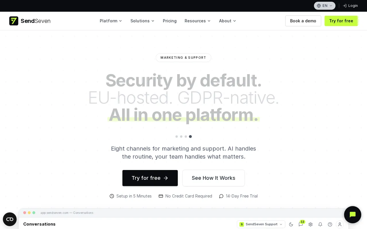 Sendseven — preview screenshot