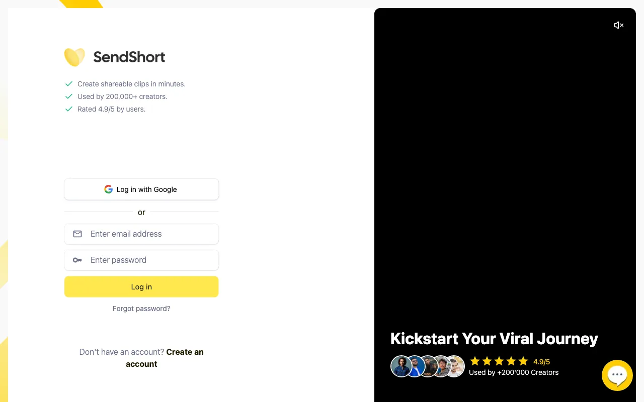 SendShort — preview screenshot