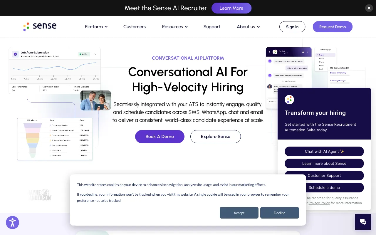 sensehq.com — preview screenshot
