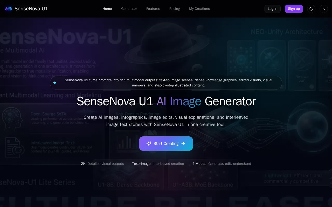 SenseNova U1 — preview screenshot