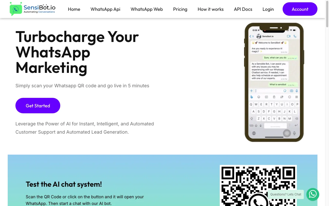 Sensi Bot — preview screenshot