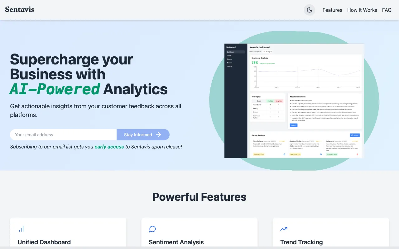 Sentavis — preview screenshot