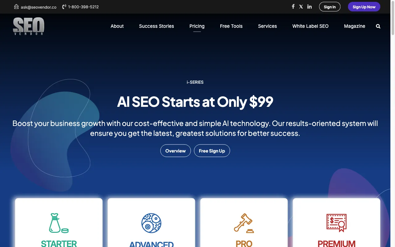 SEO GPT — pricing page
