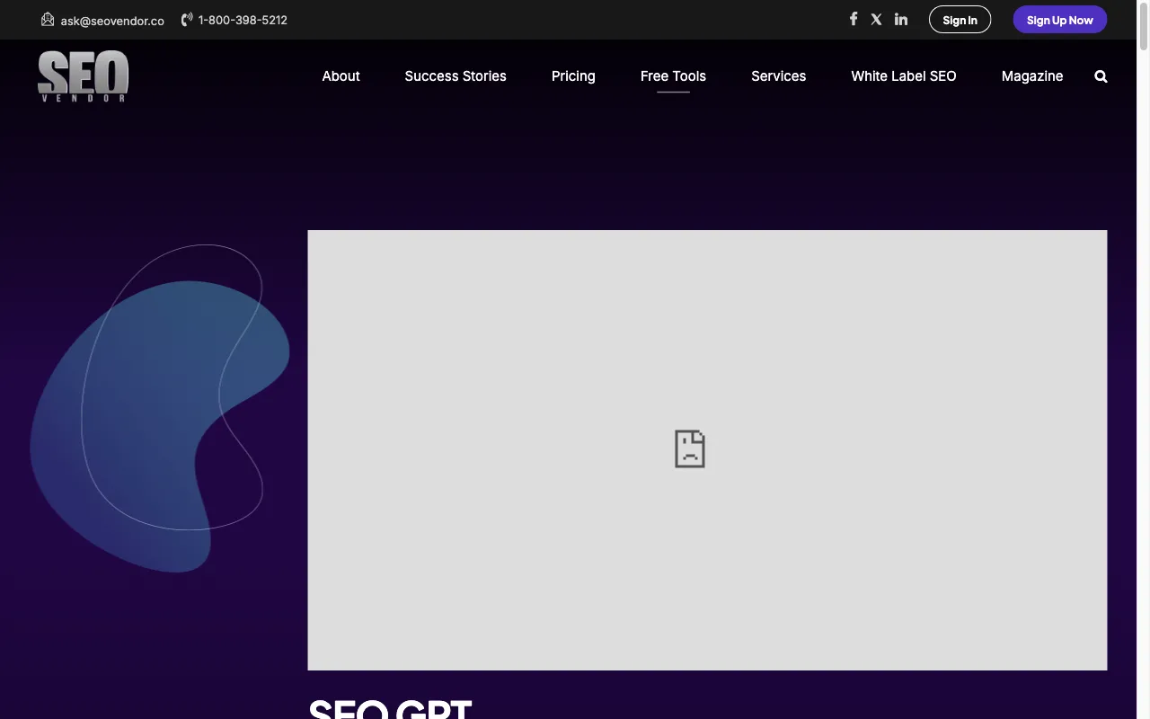 SEO GPT — preview screenshot