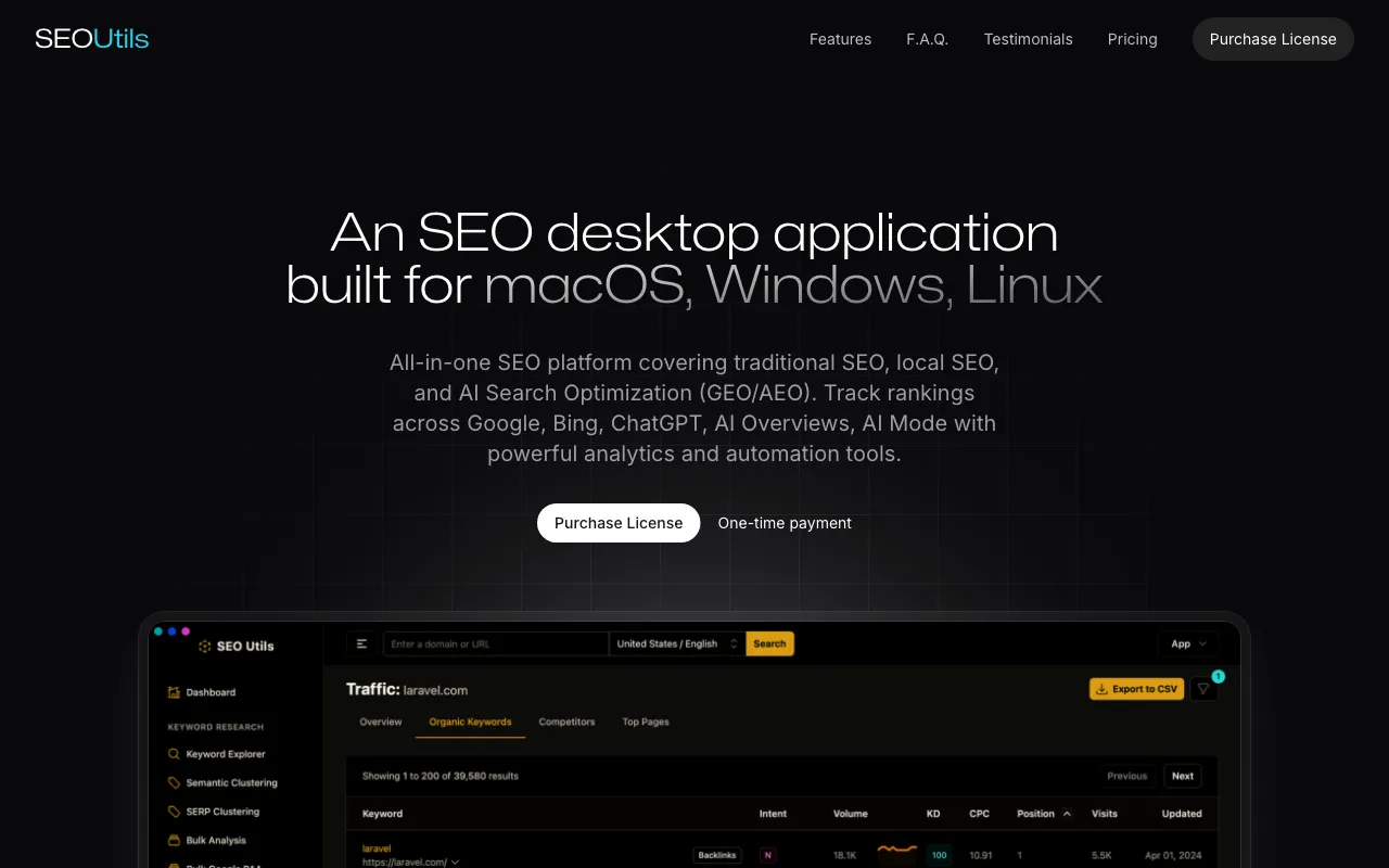 SEO Utils — preview screenshot