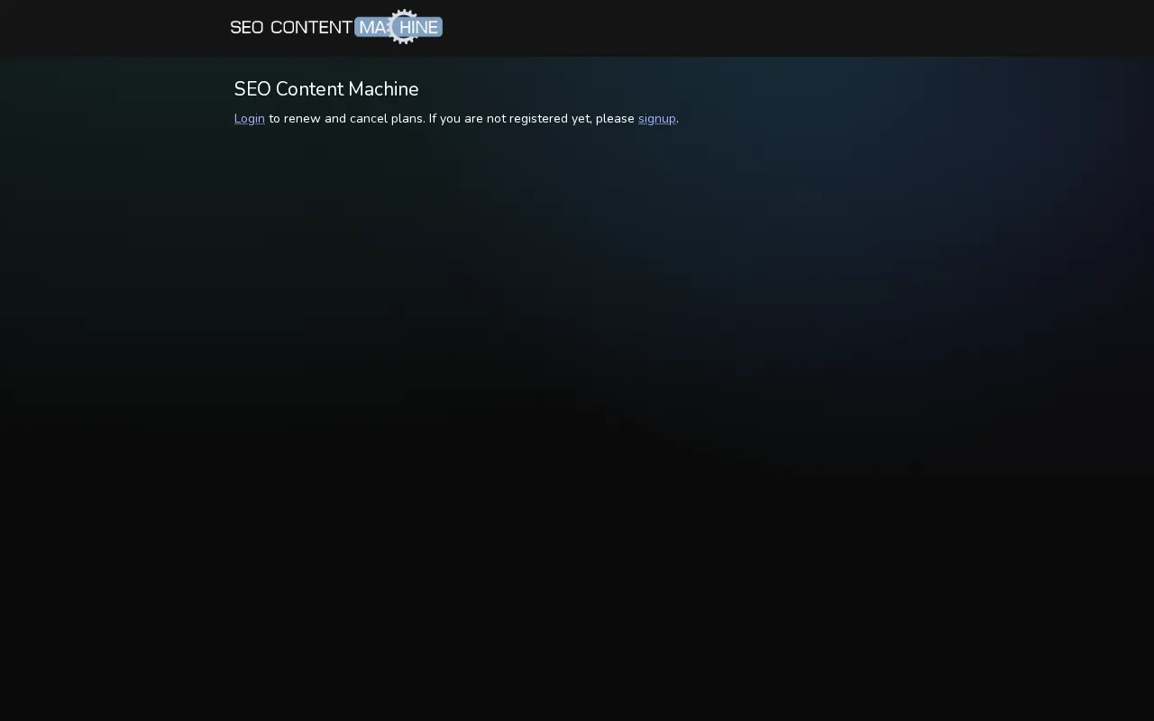 SEO Content Machine AI — preview screenshot