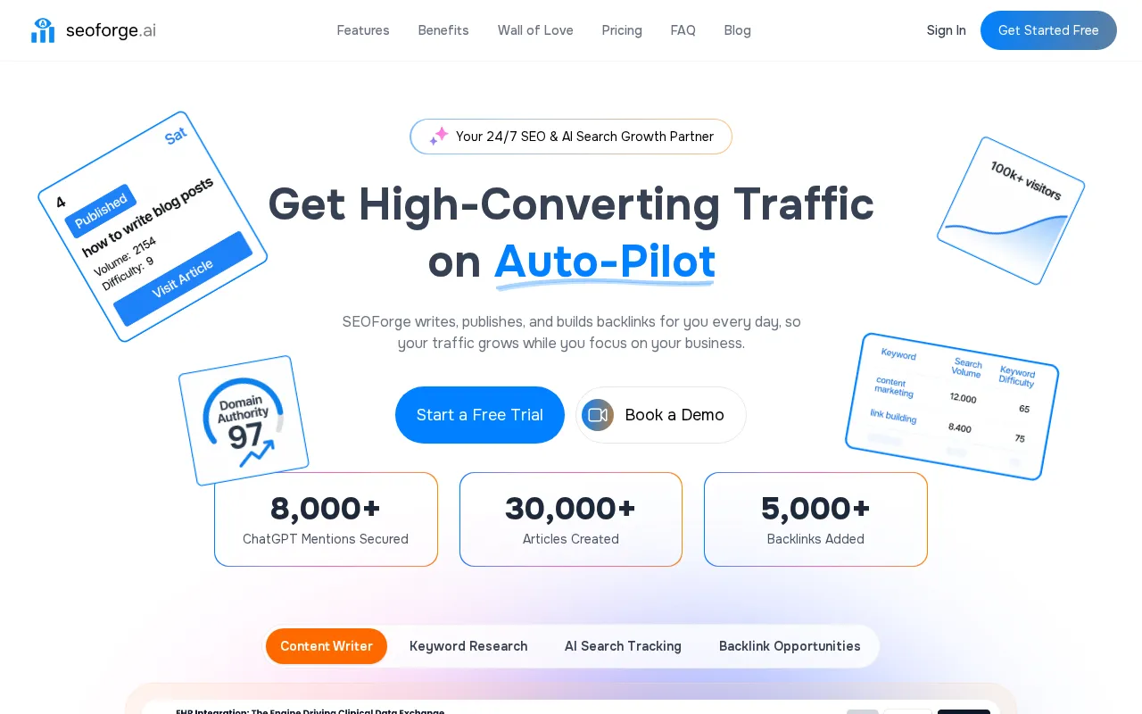 SEOForge.ai — preview screenshot